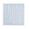 Backen Gebäck Werkzeuge Puzzle Harz Form Silikon Tangram Geometrische Jigsaw Spiel Doppelseitige Tablett Epoxy Casting DIY Handwerk