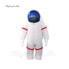 Combinaison spatiale gonflable de marche personnalisée 2m Costume d'astronaute portable adulte blanc pour le spectacle d'événement de défilé