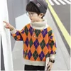 Jungen Pullover Herbst Winter Kinder Mode Pullover Rollkragenpullover Für Baby Jungen Teenager Dicke Samt Tops Kinder Kleidung 2021 Y1024