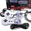 Super Mini Nostalgic Host Host Consoles 21 ТВ -видеоигры портативного игрока SNES 16 -битный Gameole с розничными Boxs4807363