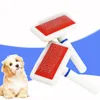 Welpen-Haarbürste, Katzen- und Hundepflege, Haustierpflegebürste, weicher Slicker-Kamm für Hunde, schnell reinigende Werkzeuge W0057