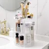 Organización de almacenamiento para baño, organizador de maquillaje giratorio de 360 grados, unidad cosmética multifunción ajustable, se adapta a diferentes tipos de cosméticos