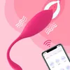 NXY Eier Sexspielzeug Für Frauen Silikon Vibrator APP Drahtlose Fernbedienung Vibrierendes Ei G-punkt Muschi Lecken Massage 1124