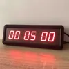 Inch Fjärrkontroll LED Display Electronic Clock Stopwatch Intervalltimer Precision Vägg för skol Gym Training Clocks12260852507989