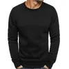 Zogaa helt nya män sweatshirts hoodies casual pulovers crewneck sweatshirt toppar kläder solida färg hoodies streetwear män y0809