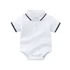 Top en top zomermode pasgeboren jongens formele kledingset katoenen rompertje top + shorts baby herenpak kinderjongenskledingsets 210309