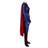 漫画スーパーマンスーパーガールロールプレイコスプレダンスプラットフォーム服のパフォーマンス