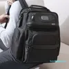 Schwarzer Business-Rucksack für Herren aus Nylon, Computertasche, Rucksack