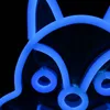 Blue Squirrel Sign Zoo Home Bar Wall Decoration Holiday Lighting Handmade Led Neon Light 12 V Super Bright