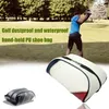 bolsa de pelota de golf de cuero