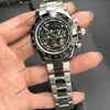 högkvalitativa Herrklockor 40mm 2813 sportklocka Montre De Luxe Movement Automatiska Armbandsur Keramisk Bezel 316L Stål Ingen kronograf