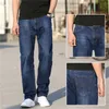 Spring Summer Retro Baggy Jeans Men Casual Denim Straight Streetwear Trousers Pants Plus Size Fashion Light Blue Men's Clothing