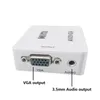 Mini RCA AV bis VGA-Video-Anschlüsse AV2VGA-Konverter-Adapter mit 3,5-mm-Audio für TV-PC-DVD-Monitor Mehr Aktie AV2HDMI VGA2HDMI HDMI2AV