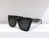 Мода Cat Eye Sunglasses Black Havana / коричневый затененный Sonnenbrille des lunettes de Soleil с коробкой