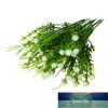 Decorative Flowers & Wreaths Big Sale 1 Branch Small Artificial Plants Grass Fake Floral Plastic Eucalyptus For El Wedding Table Decor whit Factory price expert