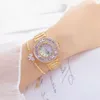 Montres en or Femmes Célèbre Marque Diamant Quartz Femmes Montres Cristal D'or Dames Montre-Bracelet Feminino Montres Femme 210310