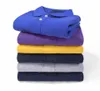【code:OCTEU03】Primavera Mens Designer Polos Fashion Embroidery Polo Felpe con cappuccio per uomo Classic Polo Camicia di alta qualità Casual Manica lunga Tee Shirts Multi Color