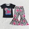 Boutique Abbigliamento per ragazza per bambini Set Abiti per neonati Fiore Primavera Moda Abbigliamento per bambini Designer Ragazze Manica corta Campana Fondo Out2799572