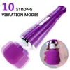 Nxy Sex Vibrateurs Man Nuo 10 Vitesses Ultra Puissant Grand Vibrateur Corps Masseur Av Stok G-spot Stimulateur Produit Jouet pour Femmes Charge USB 1208