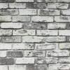 Sfondi 3D Effect Effect Stone Brick Wall Decor Paperpaper per soggiorno TV Sfondo cartapetta