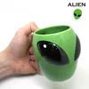 tasses à café en céramique verte