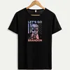 レディースプラスサイズTシャツBrandonプリントソフトレディースメンズシャツファッショントレンディなトップスユニセックス半袖