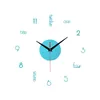 Horloges murales 80cm DIY Quartz Acrylique 3D Grand Miroir décoratif Autocollants Horloge surdimensionnée Reloj De Pared1326861