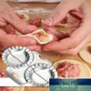 Máquina de bolinho de bolinho de aço inoxidável manual Ravioli Gyoza Molde Durável Prensa Durável Pierogi Massa Cozinha Pastelaria Massa Ferramenta Preço de Fábrica Especialista Qualidade Mais Recente