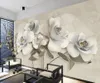 Bella foto murales murales wallpaper luce lusso monili tridimensionali fioriere sfondi 3D TV sfondo tv