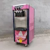 Macchina per gelato soft completamente automatica Macchina per gelati in acciaio inossidabile Distributore automatico di gelato verticale a tre gusti 110 V 220 V
