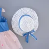 Ropa para niños Vestido de niñas de verano Vestido de mezclilla fino Costura de malla Sling Princess + Sombrero Bebé Ropa para niños 210611