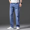 Dżinsy Dla Mężczyzn Plus Rozmiar 44 42 Lato Moda Casual Denim Spodnie Niebieski Szary Jean Baggy Spodnie marki Mężczyzna 210723