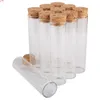 24 stks 60 ml maat 30 * 120mm reageerbuis met kurkstopper kruidenflessen container potten flesjes DIY Craftgood aantal