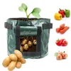 Sadzarki doniczki 1PCS DIY Ziemniak Growanta PE PE Sadzenie Torba Wagę Warzywa Ogrodnictwo Jardineria Gtromen Garden Pot