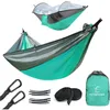 Hytorhike 1-2 인용 야외 모기 그물 낙하산 해먹 캠핑 매달려 침대 스윙 휴대용 더블 의자 220104