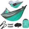 Hitorhike 1-2 Personen Outdoor Moskitonetz Fallschirm Hängematte Camping Hängen Schlafen Bett Schaukel Tragbare Doppel Stuhl 220104