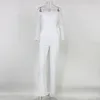 Damskie kombinezony pajacyki lucyever moda patchwork koronki kobieta 2021 sexy jeden ramię luźne luźne odtwarzania eleganckie biuro białe damskie kombinezony