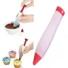 Outils de cuisson en silicone Garniture Pistolet de lutte contre le chocolat Pen