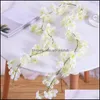 Feestelijke feestartikelen decoratieve bloemen kransen 2 stks tuin garland bloemen geschenk DIY muur opknoping bruiloft zijde bloem home decor veranda ar