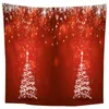 Arazzi 3D Albero di Natale Grande rosso festivo -vendita di arazzi Decorazione della parete Camera Toallas De Playa Grandes Tapiz Hogar