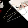 Pendant Necklaces Trendy Sexy Women Jewelry Cute Heart Lock Necklace Charm Gold Silver Color Collar Choker On Neck Accessories