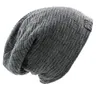 男性ビーニー女性屋外スキー帽子編みウールの帽子ユニセックス暖かい冬ソリッドカラーニットハットヒップホップキャップVtky2287