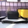 3color shoulder straps are adjustable Luxurys Designers Messenger Bag Zippered shoulders bags FD02 Matte black 86 SIZE 22 x 15 x4 221d