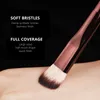 sablier VANISH Pinceau de maquillage anti-cernes coudé FINITION SANS COUTURE Poignée en métal Poils souples Coudé Grand Conceal Shadow Blending Contouring Cosmétiques Outil de beauté