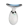 3 colors led photon therapy microcurrent neck and face lift massager usb