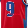 Jerami Grant #9 Swingman jersey geborduurd basketbal XS-5XL 6XL