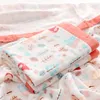 Toalha de fibra de bambu infantil crianças banho macio banho chuveiro nascido gaze gaze swaddle recebendo cobertores blanket wrap