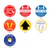 Market Floor Marking Tape Keep Distance Sign Public Occasions Sticker For School Line up Whole26241191633