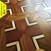 Red Color Burma Teak designed flooring wood parquet tile marquetry medallion art woodworking wallpaper carpet backdrops wall panels timber
