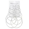 12 parsetGold Hoop örhängen Set Big Circle Earring Fashion Jewelry Earings For Women Girls Steampunk Ear Clip Korean Earring1841527